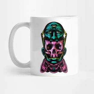 Face helmet Color Mug